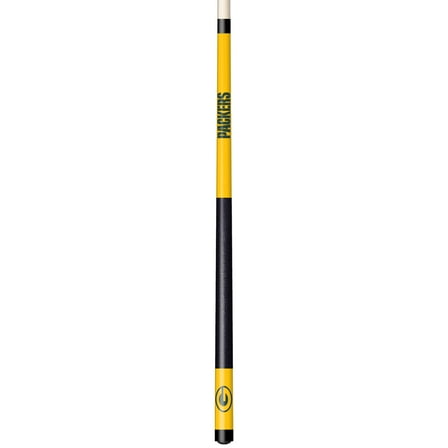 Imperial Green Bay Packers Team Color Laser-Etched Cue Stick