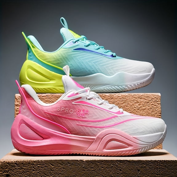 Sneakers, A Pair Of Basketball Shoes for Men, Designer Adult Low-top Sports Shoes, Men's Dunking Shock-absorbing Shoes