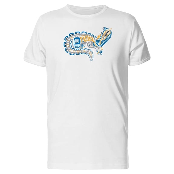 Mayan Crocodile Design Tee Men's -Image by Shutterstock