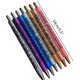thumbnail image 2 of 7 piezas Bolígrafos divertidos y elegantes Bolígrafos brillantes con clic Bolígrafos multicolores con purpurina para llevar un diario escolar, 2 of 9