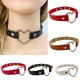 thumbnail image 3 of Joyería europea y americana Harajuku Punk Street Shooting PU cuero melocotón corazón amor collar cuello banda gargantilla collar cadena, 3 of 6