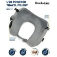 thumbnail image 2 of Brookstone USB Powered Vibration + Heating Travel Ergonomic Memory Foam Massaging Head, Neck, and Lumbar Pillow, 2 of 3