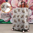 thumbnail image 4 of Beige Highland Cow Flower Pattern Luggage Cover Fashion Suitcase Cover Baggage Covers Fit 25-28 Inch Luggage (Go Travel), 4 of 5