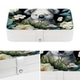thumbnail image 4 of Koala Jewelry Organizer Travel Case PU Leather with Removable Compartment, Portable Necklace Bracelet Holder Jewelry Display, 4 of 6