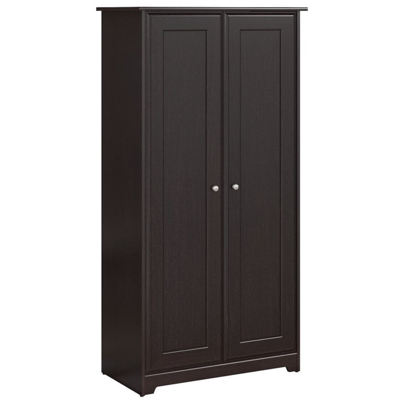 Bush Furniture Cabot Tall Storage Cabinet With Doors In Espresso