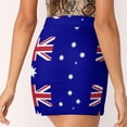 thumbnail image 4 of Australian Flag-Standard Colors Women's skirt Aesthetic skirts New Fashion Short Skirts Flag Australia Color Red White And Blue, 4 of 6