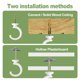 thumbnail image 2 of Ganchos de techo Aidoclip, 2 piezas, resistentes para colgar plantas, 2 of 7