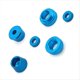 thumbnail image 3 of Kit de Posavasos de Dirección Delanteros de Aleación de Aluminio para Coche RC TT02, Accesorios Azules., 3 of 5