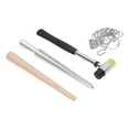 thumbnail image 2 of Ring Sizer Set Aluminum Finger Sizing Gauge Polishing Wood Mandrel Rubber Hammer US Size Ring Kit for Jewelry Making, 2 of 5
