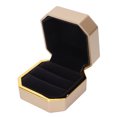 thumbnail image 3 of Caja de almacenamiento de joyería, caja de presentación de anillos, caja de almacenamiento de anillos iluminados flocados, vitrina de joyería ligera, ingeniería de precisión Jadeshay A, 3 of 8