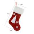 thumbnail image 4 of Xuniizn Christmas Stockings Bulk, Assorted Festive Xmas Stockings for Fireplace Mantel Decor, Traditional Holiday Ornaments, Christmas Decorations for Home, Cloth, Red, 4 of 8