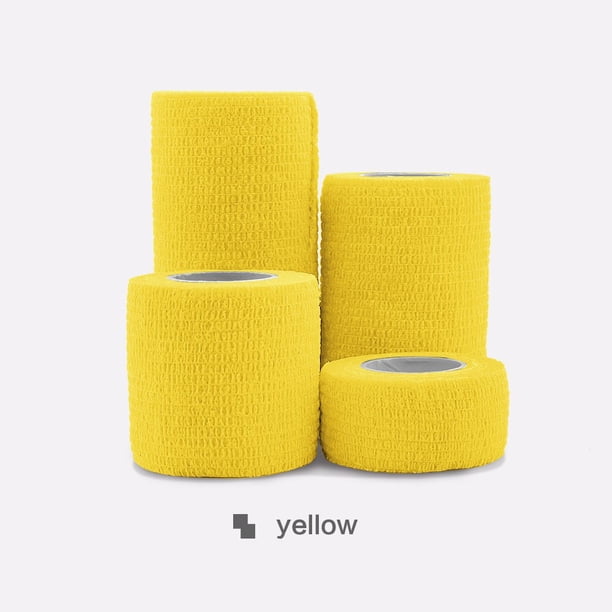 Vendaje elástico autoadhesivo deportivo colorido de 4,8 m cinta elastoplast para rodilleras almohadillas dedo tobillo Palma hombro Tan Jianjun unisex