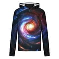thumbnail image 5 of lcziwo Men's Long Sleeve Pullover with Face Mask UV Sun Protection Big and Tall Print Sweatshirt Vacation Outdoor Quick Dry Shirts Multicolor L, 5 of 5