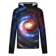 thumbnail image 5 of Ceisia Spiral Galaxy Print Hooded Top Men's Slim Fit Long Sleeve UV Protective Face Mask Shirt Multicolor S Gifts, 5 of 5