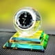 thumbnail image 4 of Perfume cristalino para asiento de coche con reloj incorporado | Soporte multifuncional para ambientador de aire de coche | Diseño decorativo de cristal | Recargable de 10ml | Base estable, 4 of 7