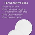 thumbnail image 3 of Biodegradable Longwear & Waterproof Eye Makeup Remover Pads, Hypoallergenic, Cruelty Free, Fragrance Free Cleansing Wipes, 2 Pack, 3 of 3