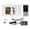 Silver EU Plug, variant on YAHHU 7 inches / 17.78 cm Video Doorphone System Color HD Smart Wired Intercom for Villa Home Office Building Security Monitor, Silver EU Plug