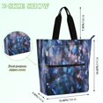 thumbnail image 2 of BZSMCE Book Tote Bag Casual Style Creatively Butterfly Dreams Printed, 2 of 7