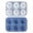 Blue, variant on Baseball Ice Mold, 3D Silicone Ice Cube Tray, Slow Melting Ice Block Maker, Multi-Purpose Kitchen Mold, 1pc Ice Mold, Blue