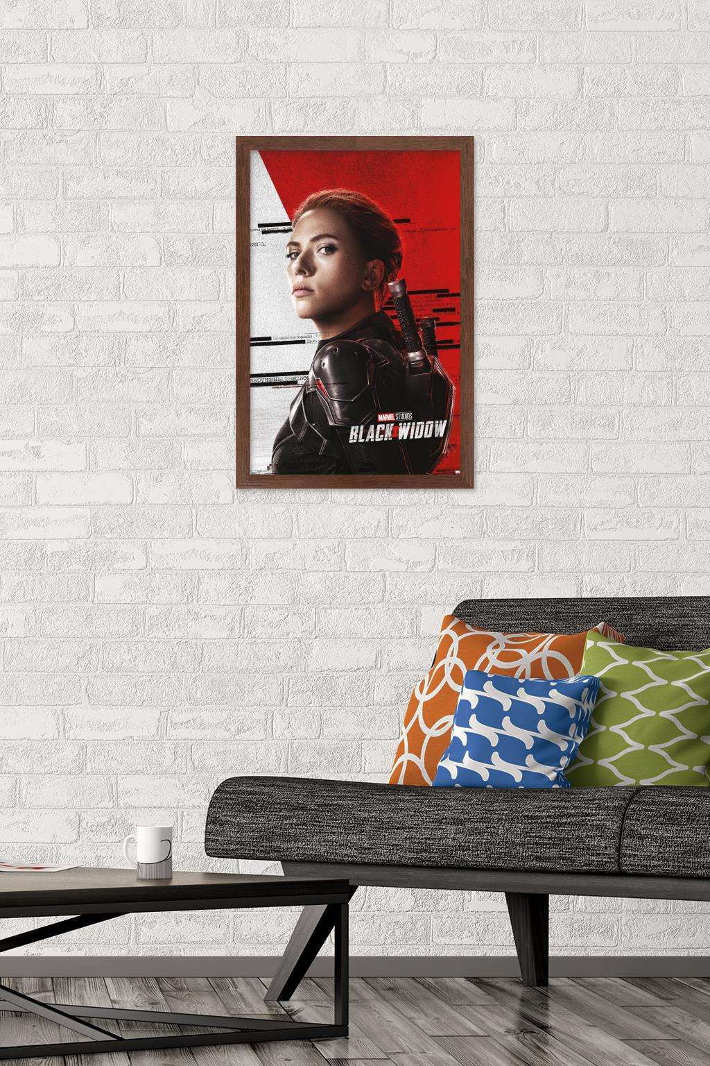 Marvel Cinematic Universe - Black Widow - Pose Wall Poster, 14.725" x 22.375", Framed