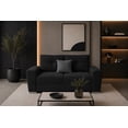 thumbnail image 3 of Sala Modular 3-2 El Bazar Store Suecia Lino nacional Negro Sofá Love seat, 3 of 5