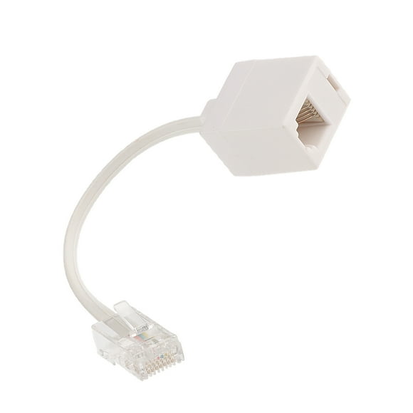 Cable de Teléfono Cable de Extensión Fija Jack a RJ11 Sunnimix Linea telefonica