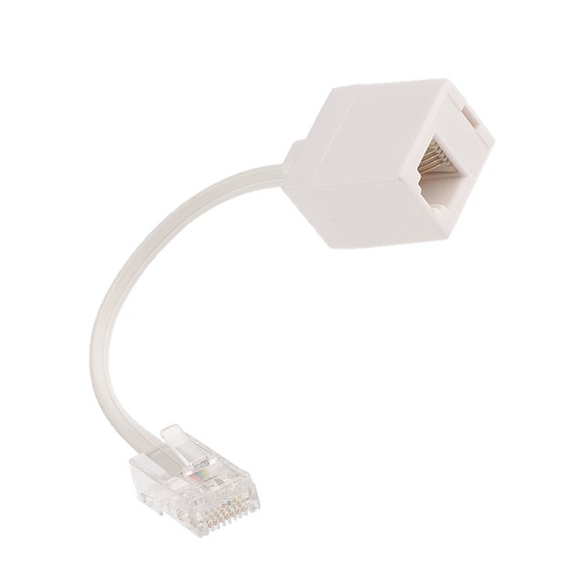 Cable de Teléfono Cable de Extensión Fija Jack a RJ11 Sunnimix Linea telefonica