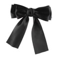 thumbnail image 1 of Lazos para el pelo con cinta, tocado, pinzas de , horquilla, lazo , pasador francés, lazo, pinza para el pelo para fiesta, cumpleaños , negro, 1 of 10
