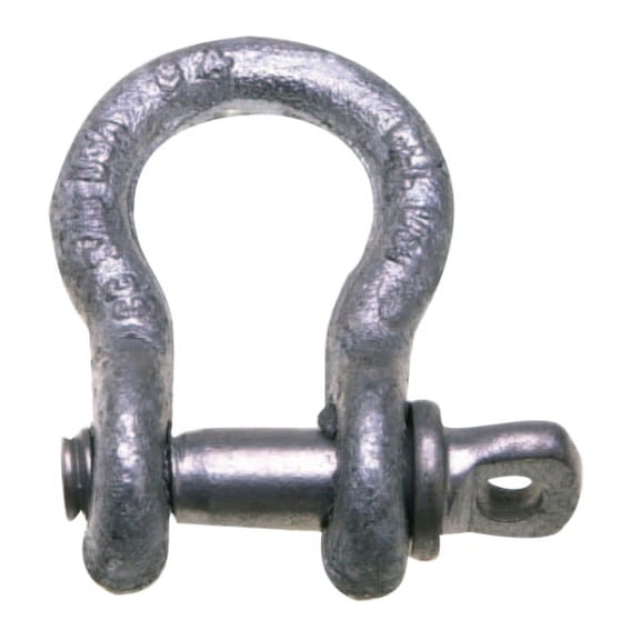 Apex Tool Group 419-S Anchor Shackles, 3/8" Bail Size, 1 Ton, EA (193-5410605)