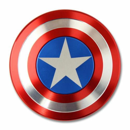 Tri Mini Fidget Spinner Captain America Metal Star Desk Toy USA NEW DESIGN 2017 