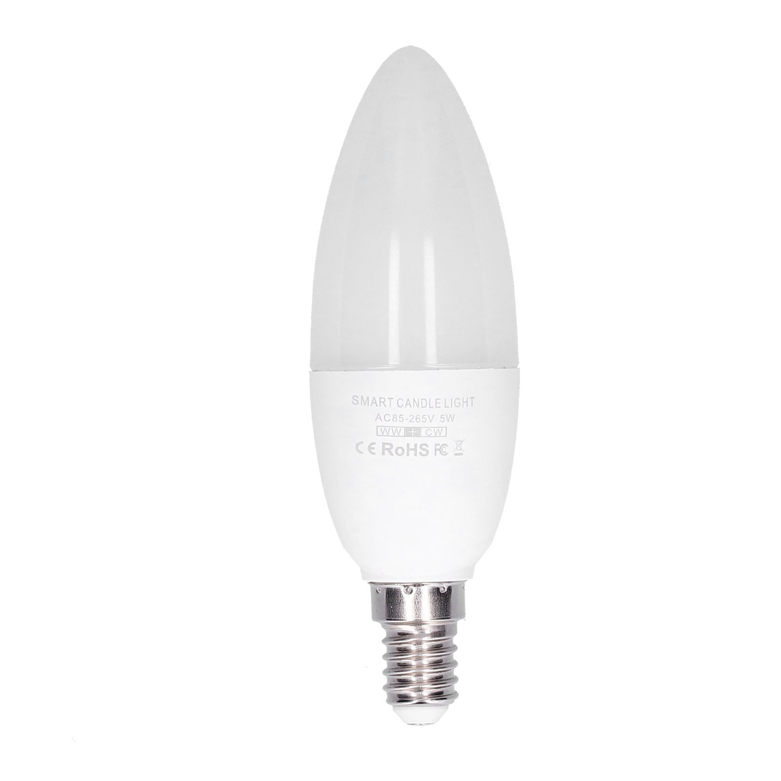 Temmen Rijp Barmhartig Wifi Smart Lamp Bulb E14 Bright Household APP Remote Control LED Bulb for  Tuya Cold White 85‑265V - Walmart.com