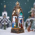 thumbnail image 3 of Adorno de linterna de Navidad LED, lámpara de mesa con luz de hadas con pilas, Cobre Cobre S Zulema Luz de Navidad, 3 of 8