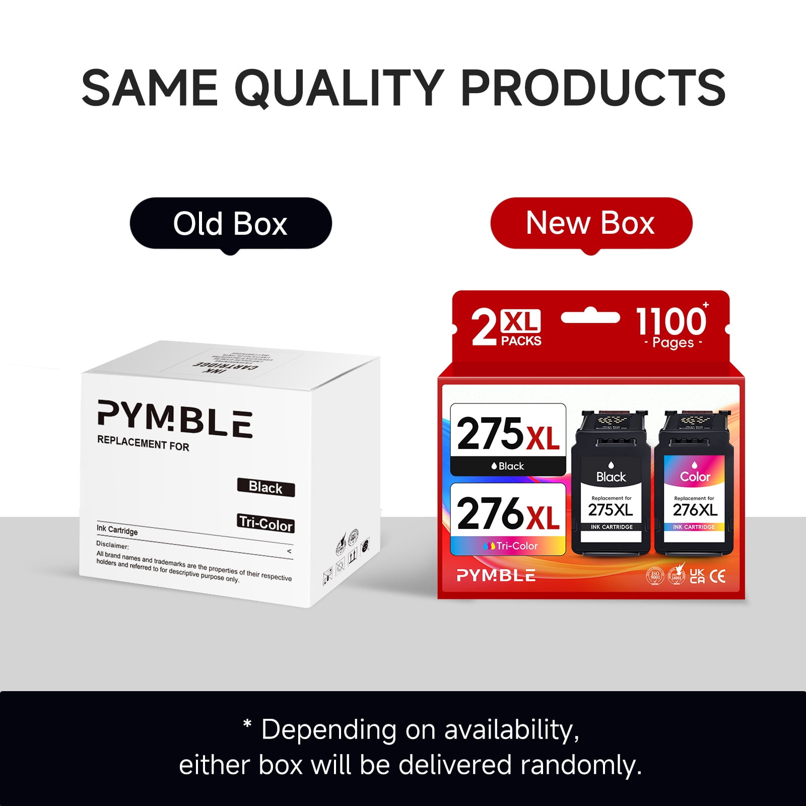 275 Ink Cartridges for Canon ink 275 and 276 Compatible for Canon PG 275 Black Ink Cartridge for printer ink for Pixma TS3522 TS3520 TS3500 TR4722