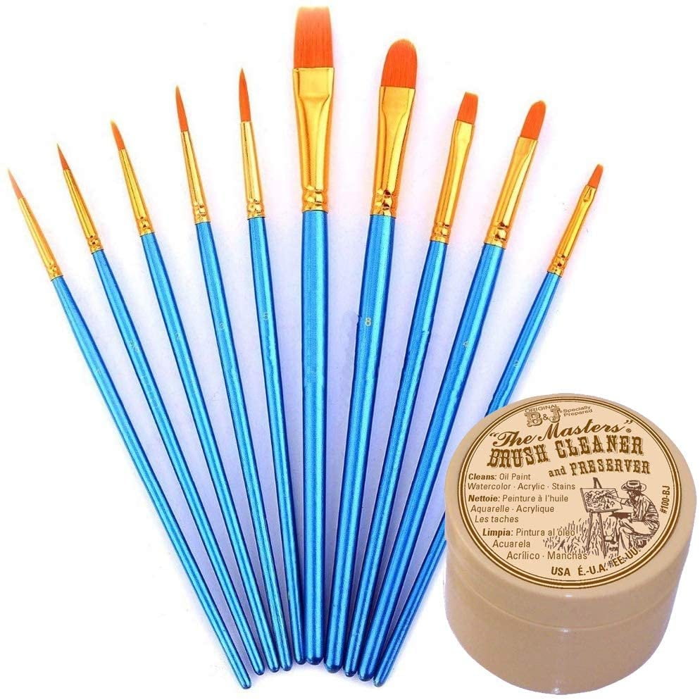 General Pencil Masters Brush Cleaner & Preserver and Pixiss Acrylic