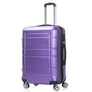 AEDILYS 20 Inch Carry On Luggage, TSA Lock, Travel Suitcase with Spinner Wheel, Purple