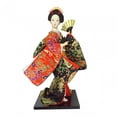 thumbnail image 2 of Muñecas Kimono Geisha Japonesa de 30 cm, Estilo Kabuki Antiguo Oriental, Miniatura Independiente Estilo A, 2 of 9