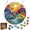 A, variant on Acrylic Puzzles Window Hanging – 7.4 Inch Sun Catcher with Colorful Light Projection, DIY Puzzle Garden Decor, Double-Sided Transparent, Gift for Women, Home, Garden Hanging (1 Set)