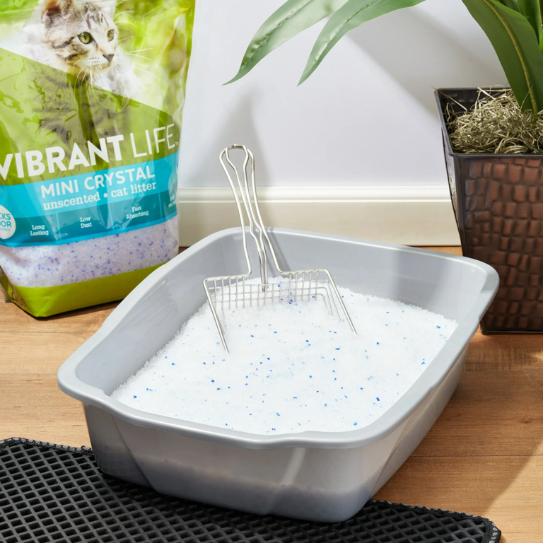 Vibrant Life Mini Crystal Cat Litter, Unscented, 8 lb Bag photo 3