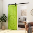 thumbnail image 5 of Elegant Sliding Barn Door Wall Mount System, New Easy Install, Solid Stainless Steel Quiet Operation, Adjustable Stay Roller For Smooth Sliding, Fit All Door Flush Flat Bottom Design, 5 of 5