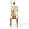 thumbnail image 5 of 74" Franken Skeleton, Lifesize Halloween Posable Skeleton for Outside, 5 of 7