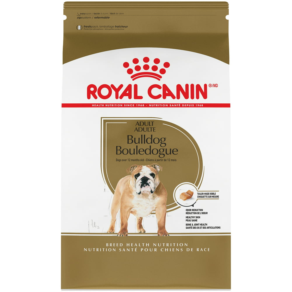 Royal Canin Bulldog Adult Dry Dog Food, 30 lb Walmart