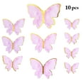 thumbnail image 4 of Cake Toppers 3D Butterfly 10PCS Decorative Cupcake Picks Cake Decoration Sticks, 4 of 6