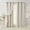 37"W x 84"L (Pack of 2), variant on Beige Double Layer Blackout Curtains with Sheer Overlay 84 inch for Living Room Bedroom