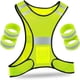 thumbnail image 1 of Chaleco Reflector - Chaleco de Bicicleta de Alta Visibilidad con Ajustable y 4 Reflectores para Correr, 1 of 5