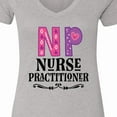 thumbnail image 4 of Inktastic Nurse Practitioner Np Appreciation Women's V-Neck T-Shirt, 4 of 5