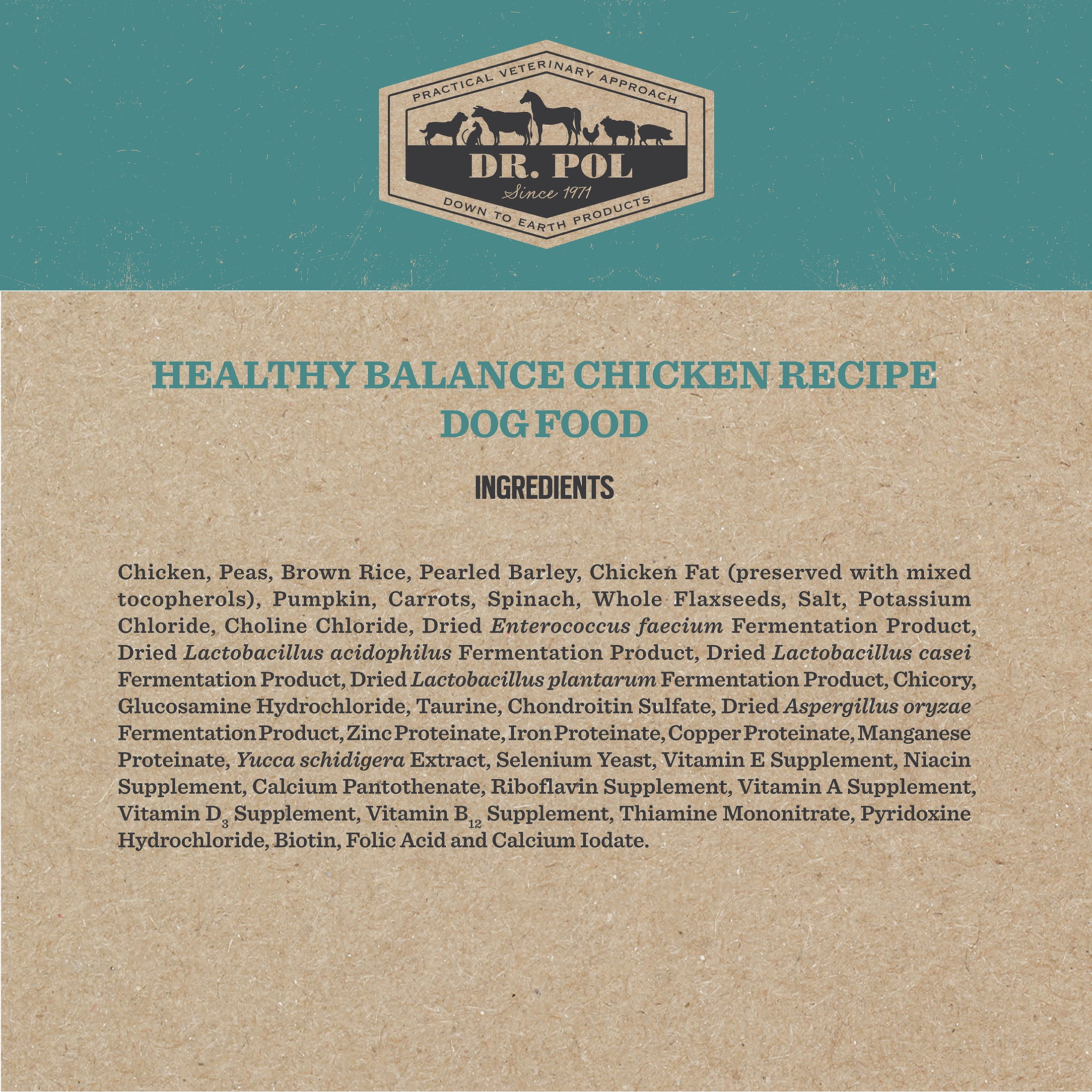 Dr. Pol Healthy Balance Limited Ingredient Chicken Recipe Adult Dog Food, 4lb. bag