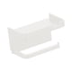 thumbnail image 2 of Portarrollos de papel higiénico dispensador de toallitas autoadhesivo con estante Blanco estilo A, 2 of 8
