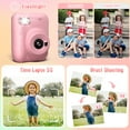 thumbnail image 5 of Gofunly Instant Print Camera for Kids, 1080P HD Digital Video Instant Camera for Boys & Girls 3-12 Years Birthday Gifts, with 32GB Card and Printing Paper, 5 of 6