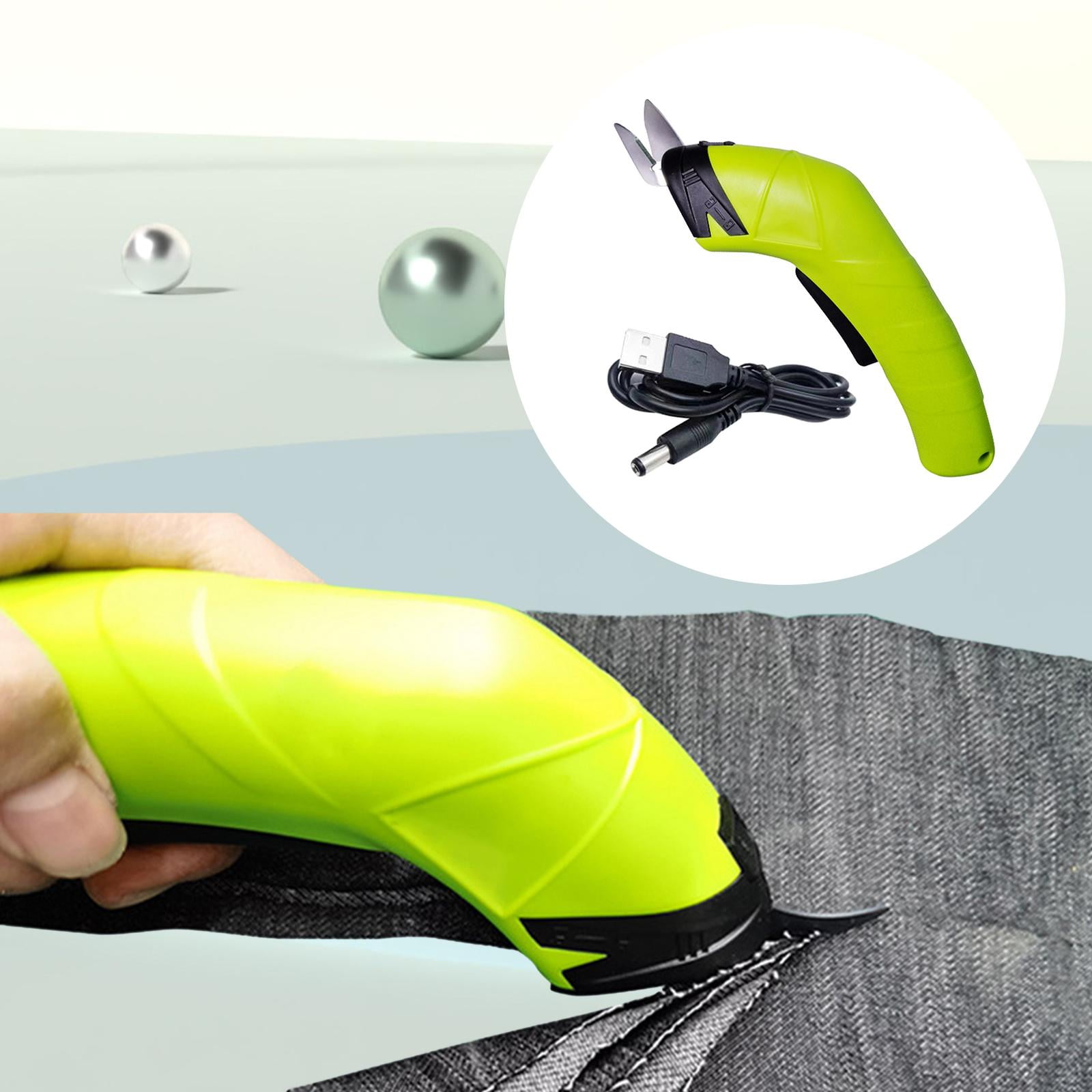 Fabric Cutter Cutting Tool Crafts Comfortable Grip Electric Scissors Alloy 1 Head