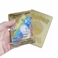 thumbnail image 2 of Pieces Of Gold Cards Box Golden Letter Spanish Playing Cards Metalicas Charizard Vmax Gx Series Game Card Box Gong Bohan unisex, 2 of 2